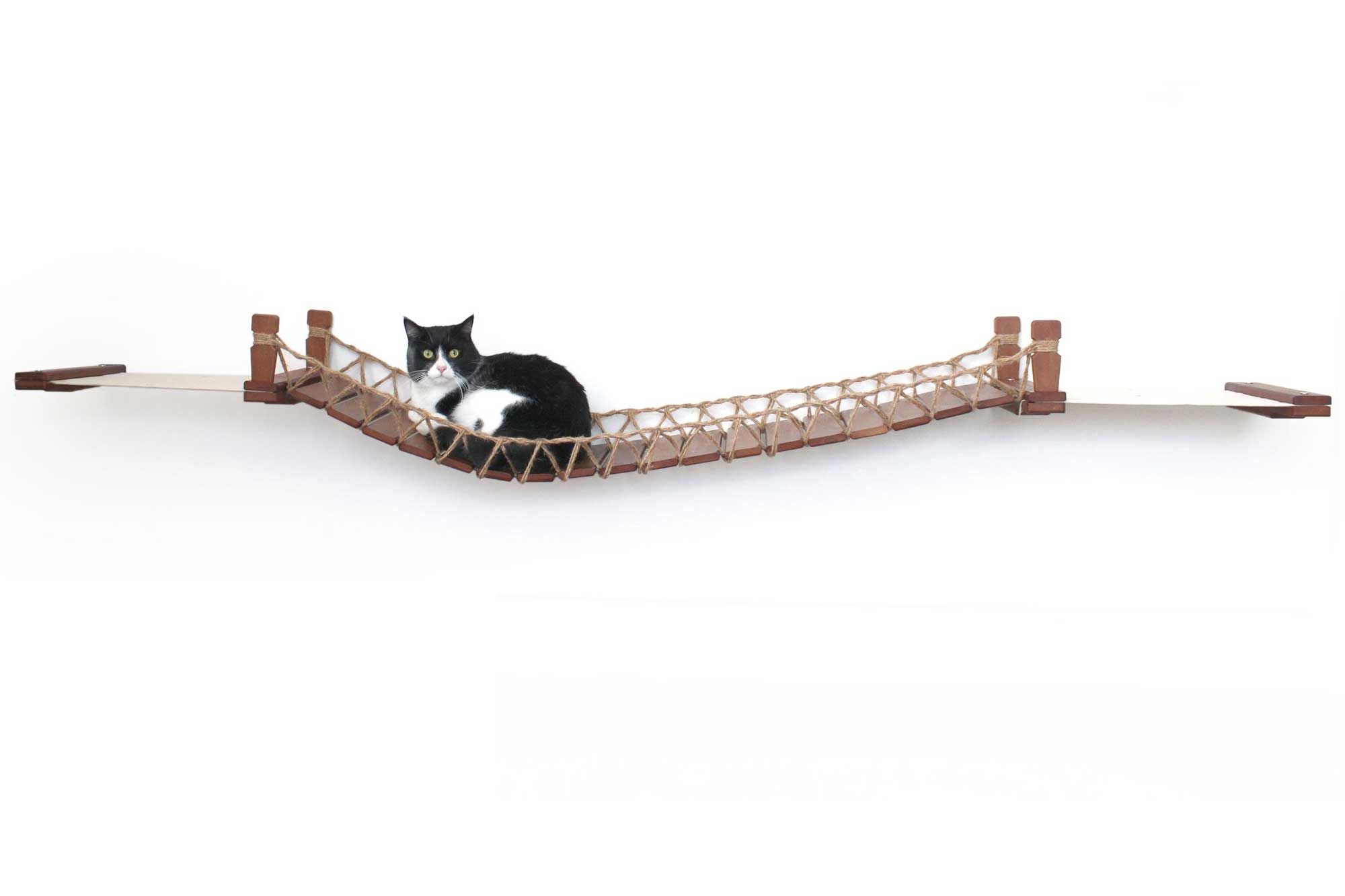 Double Cat Hammock and Climbing Bridge Combo