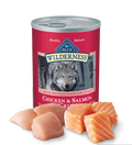 Blue Buffalo Wilderness Adult Grain-Free Salmon & Chicken Wet Dog Can (12.5oz)