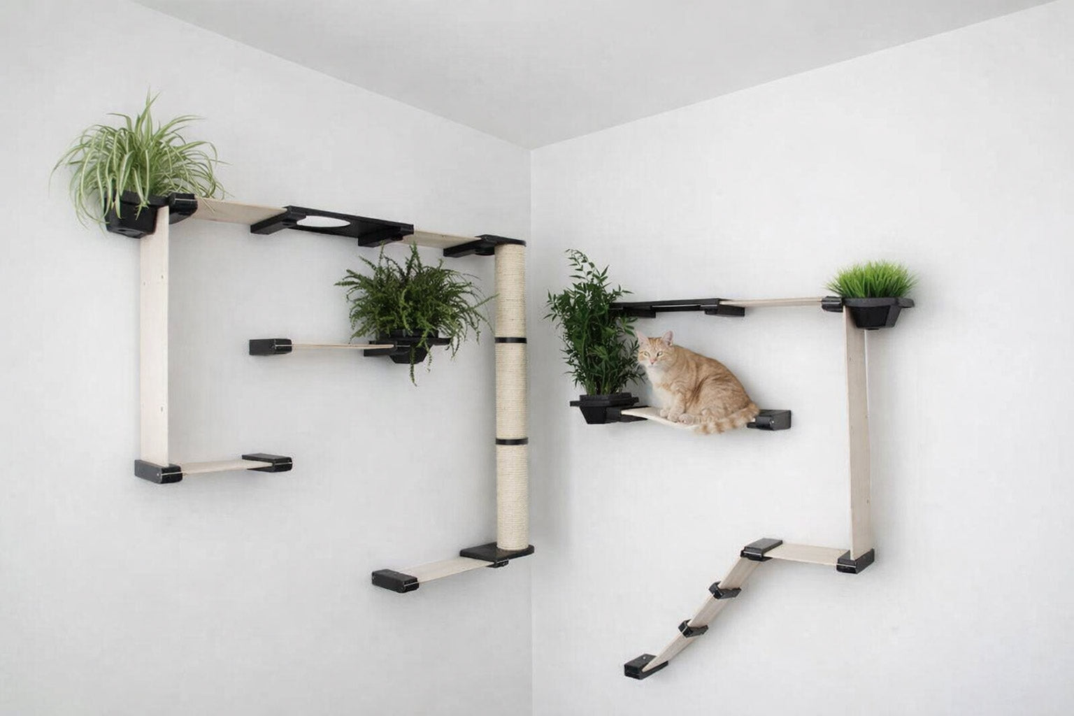 The Gardens - Modern Cat Tree with Plants