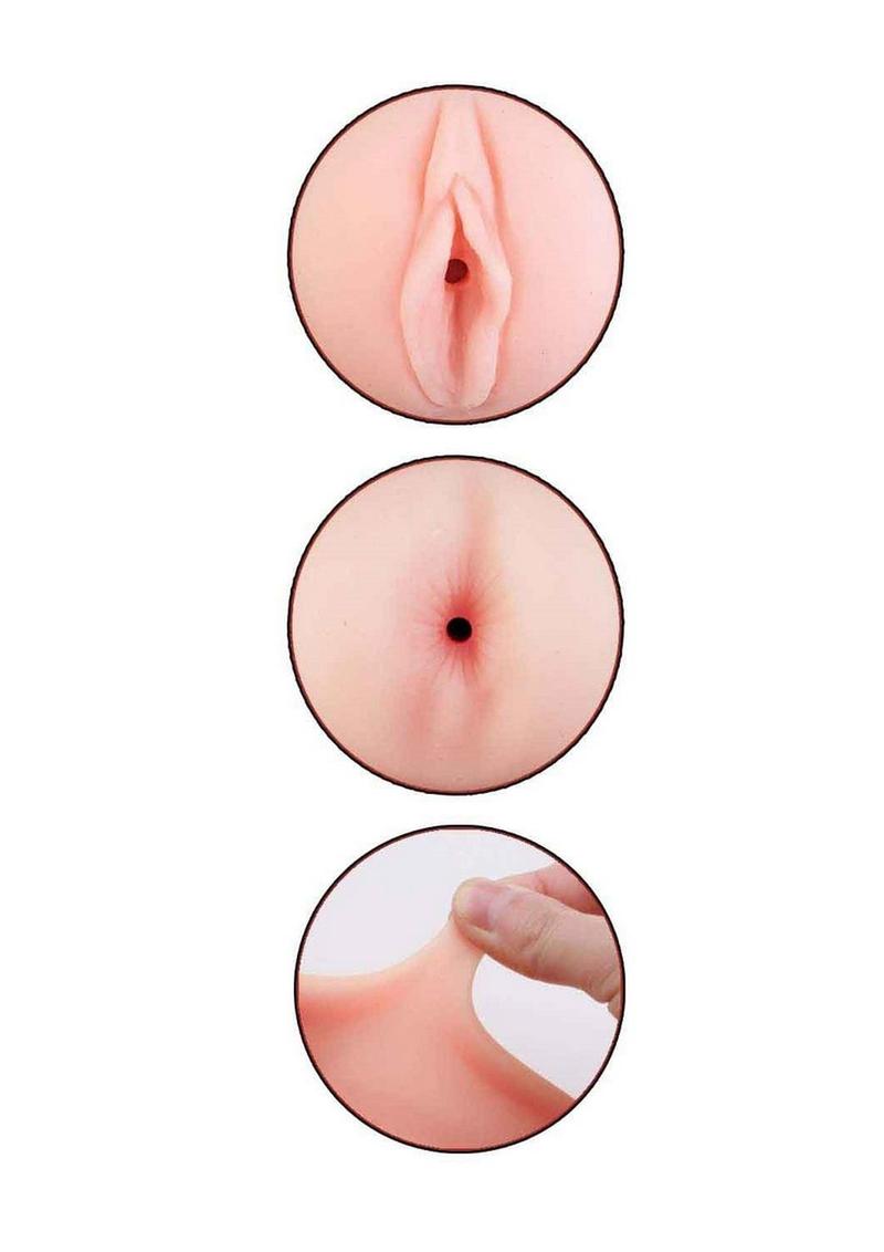 Delite Two Ways Handheld Masturbator Tight Ass And Warm Pussy