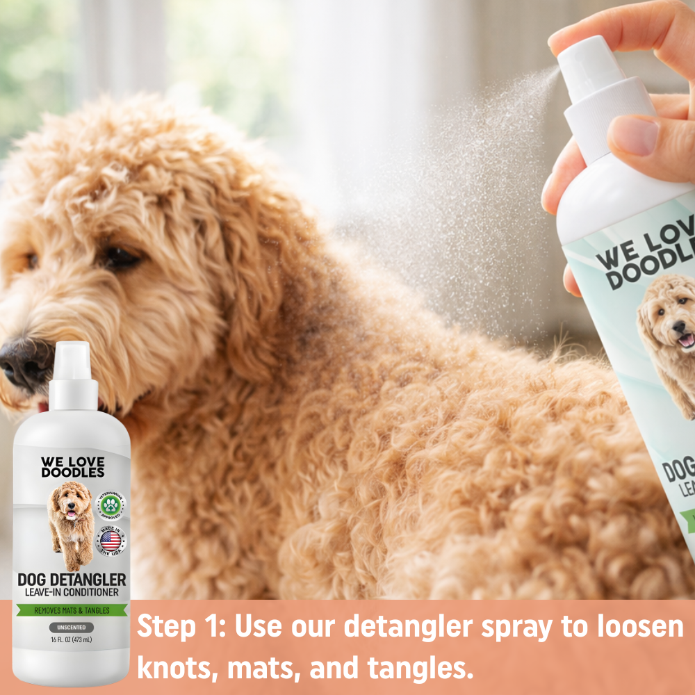 At Home Grooming Pack Hypoallergenic (Brush, Scissors, Detangler)