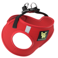 EcoBark Step In Dog Harness - XXXS to Small Breeds- Reflective Soft Mesh Harness for Teacup, Small Dogs and Puppies / Red