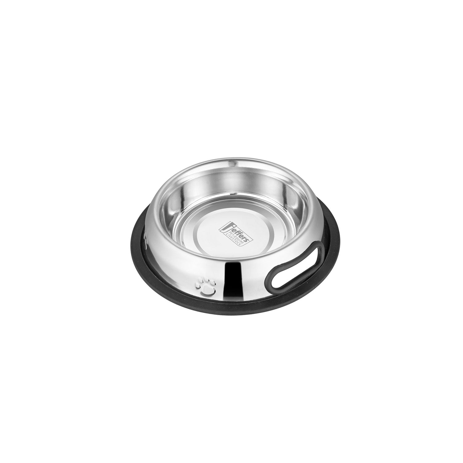 Embossed No-Tip Anti-Skid Stainless Steel Pet Bowls for Dogs, Cats, Puppies, Kittens – Rubber Base, Food & Water Feeding Dish for Home, Travel, Camping, Kennel