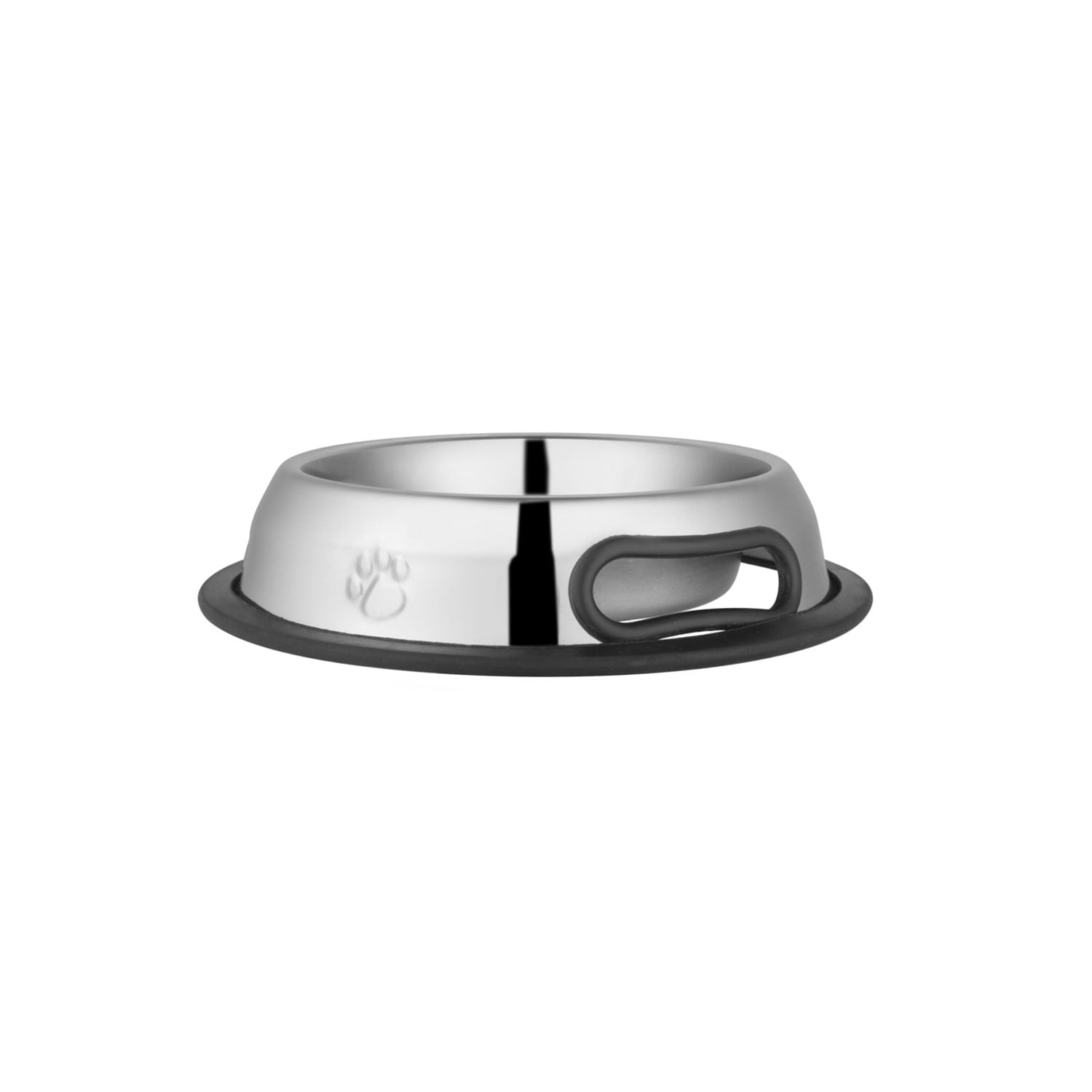 Embossed No-Tip Anti-Skid Stainless Steel Pet Bowls for Dogs, Cats, Puppies, Kittens – Rubber Base, Food & Water Feeding Dish for Home, Travel, Camping, Kennel