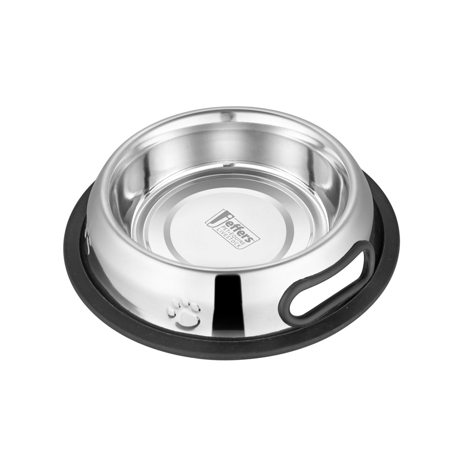 Embossed No-Tip Anti-Skid Stainless Steel Pet Bowls for Dogs, Cats, Puppies, Kittens – Rubber Base, Food & Water Feeding Dish for Home, Travel, Camping, Kennel