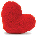 Fleecy Red Heart Plush Squeaker Dog Toy, Each
