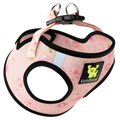 EcoBark Step In Dog Harness - XXXS to Small Breeds- Reflective Soft Mesh Harness for Teacup, Small Dogs and Puppies / French Floral