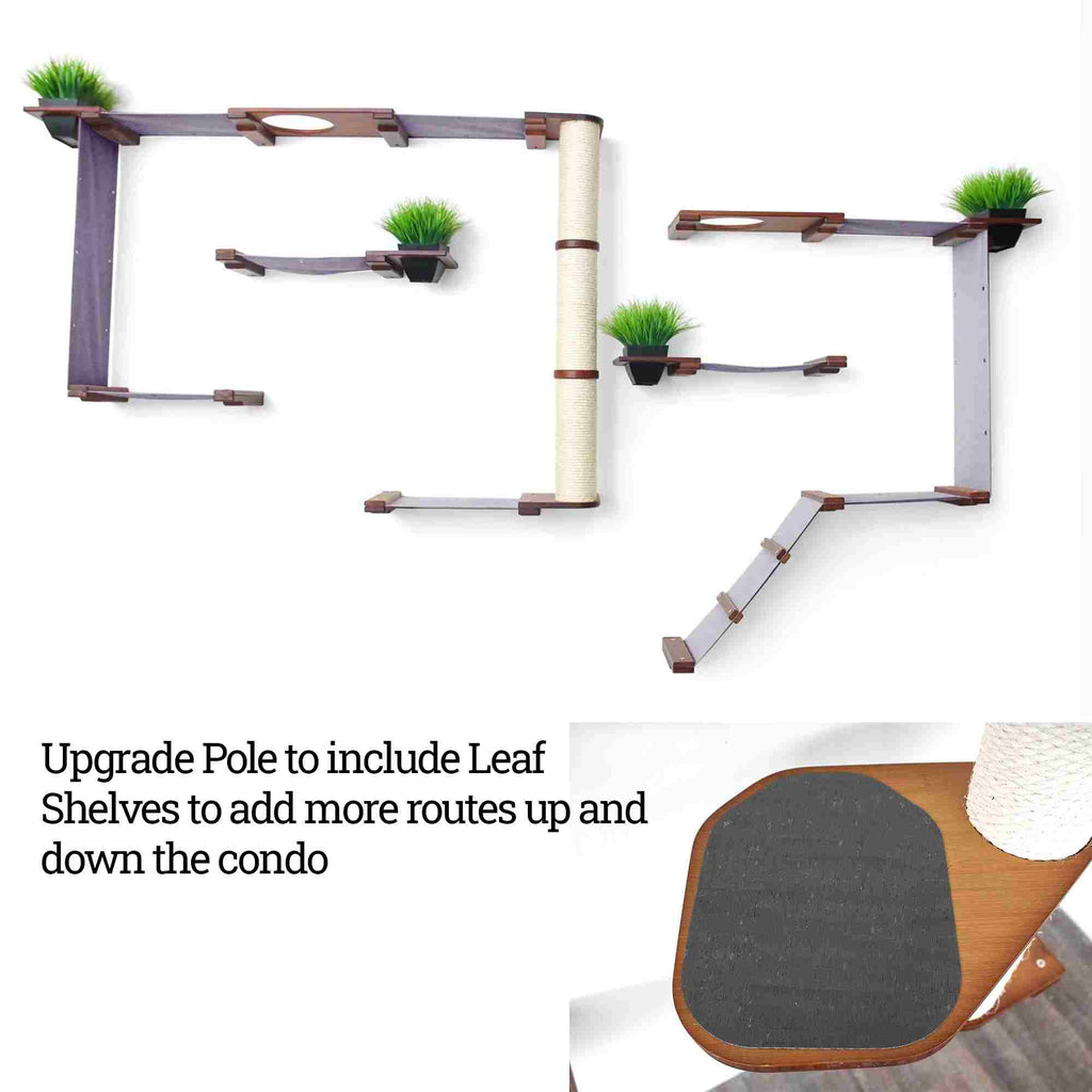 The Gardens - Modern Cat Tree with Plants