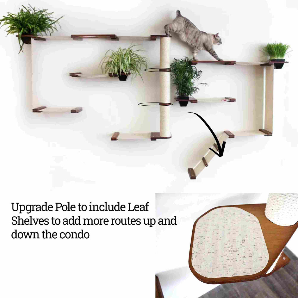 The Gardens - Modern Cat Tree with Plants