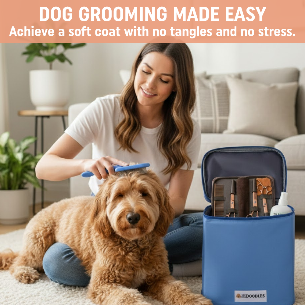 At Home Grooming Pack + Organizer Bag (Unscented Detangler Spray)