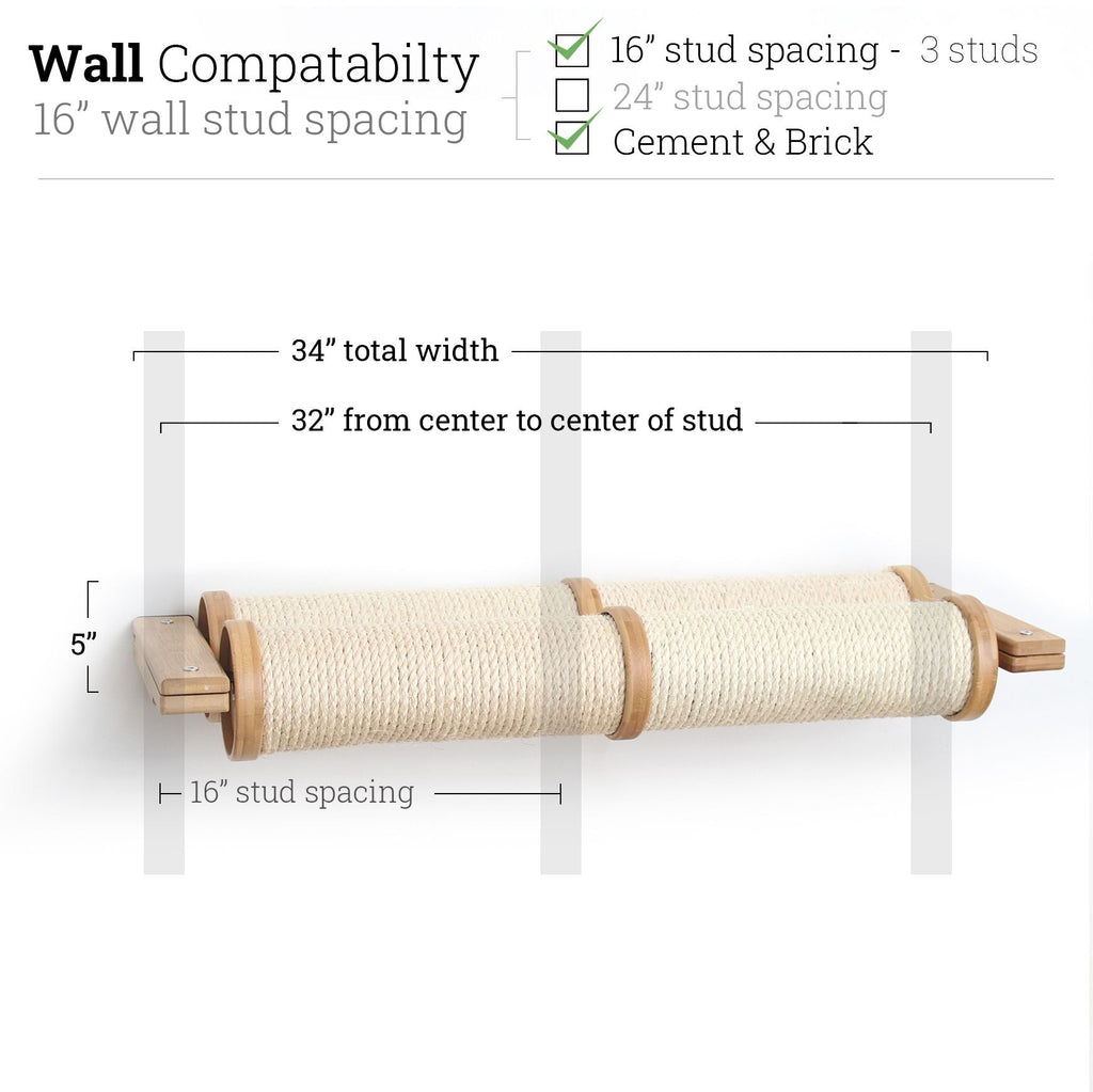 Horizontal Scratching Post for Cats