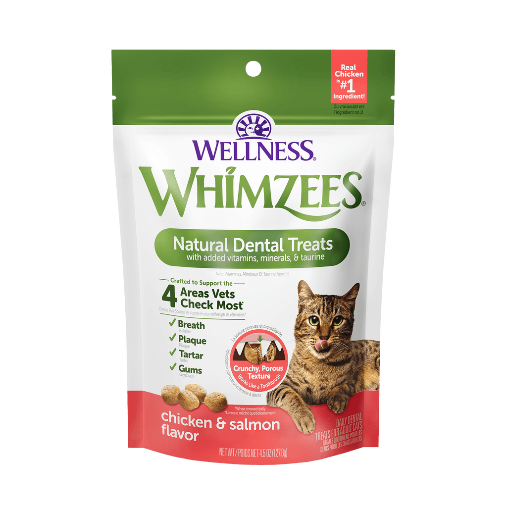 Whimzee Cat Chicken and Salmon Dental Treats (2oz)
