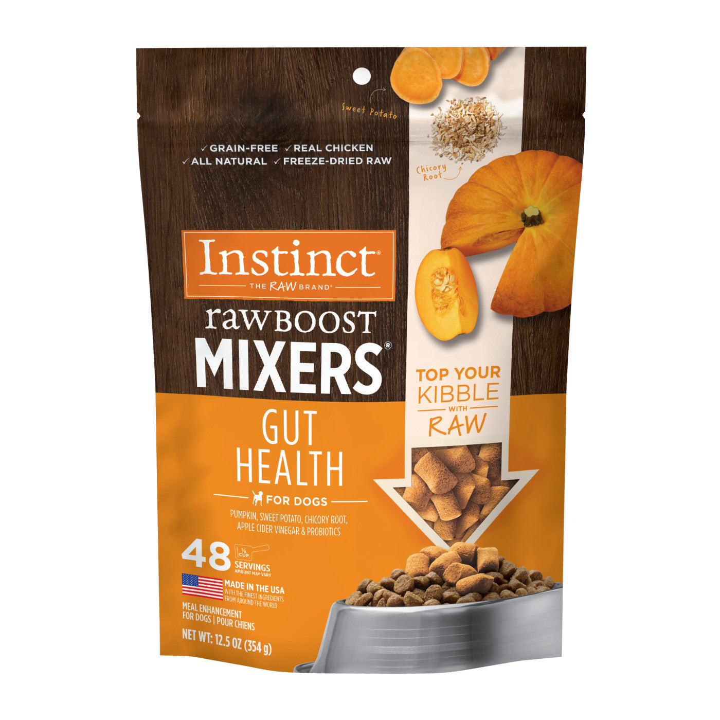 Instinct Raw Boost Freeze Dried Gut Health Dog Mixers (5.5oz)