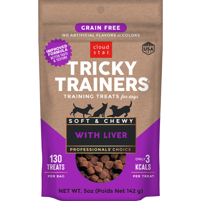 Tricky Trainers Soft and Chewy Grain Free Liver Dog Treats (12oz)
