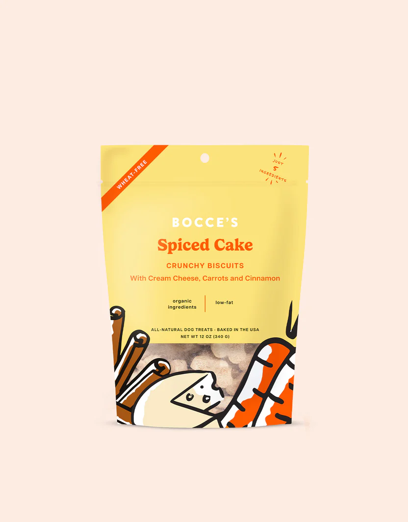 Bocce's Small Batch Spiced Cake Dog Biscuits (12oz)