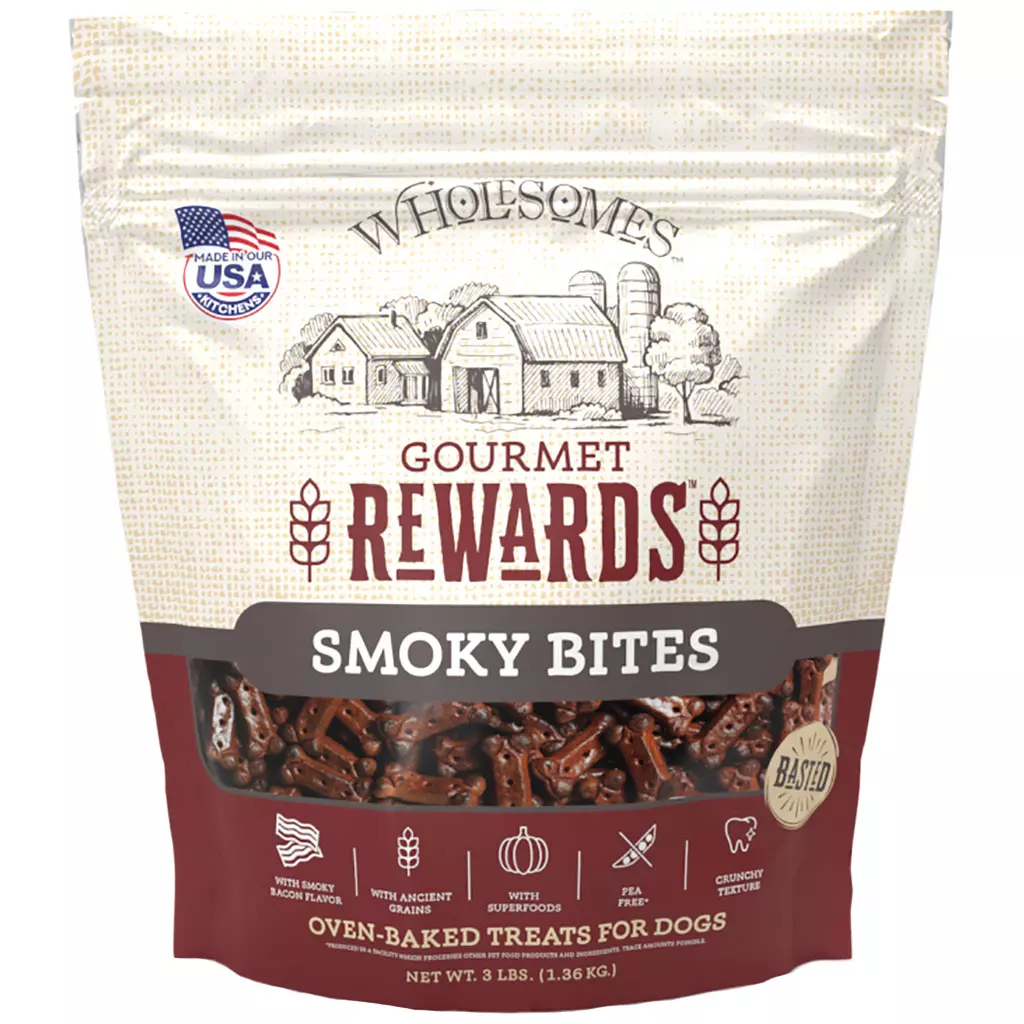 Wholesomes Adult Smoky Bites Dog Treats (3lb)