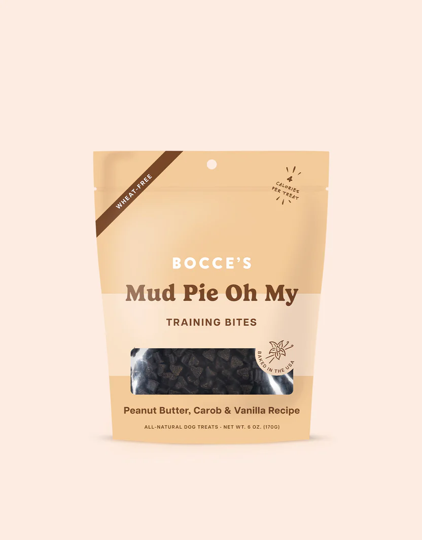 Bocces Training Bites Mud Pie Dog Treats (6oz)