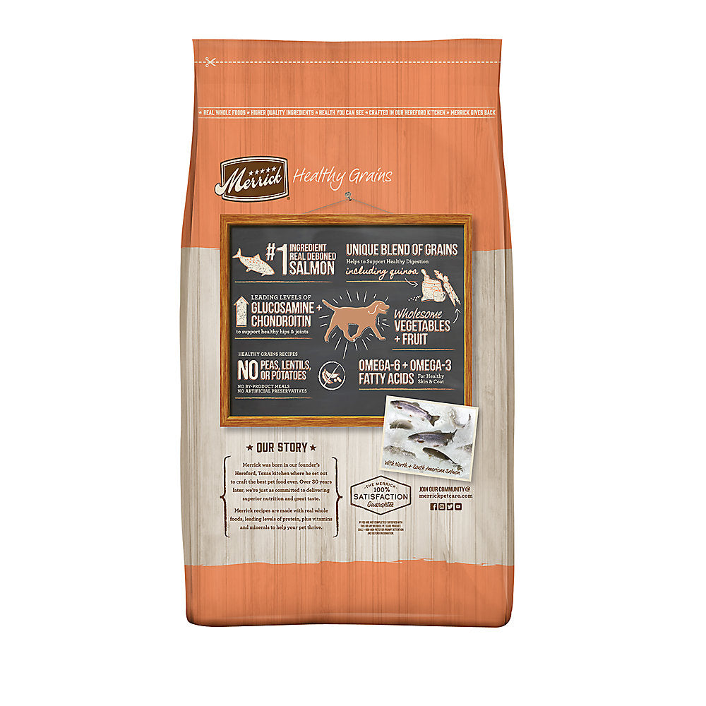 Merrick Classic Healthy Grains Salmon and Brown Rice Dry Dog Food