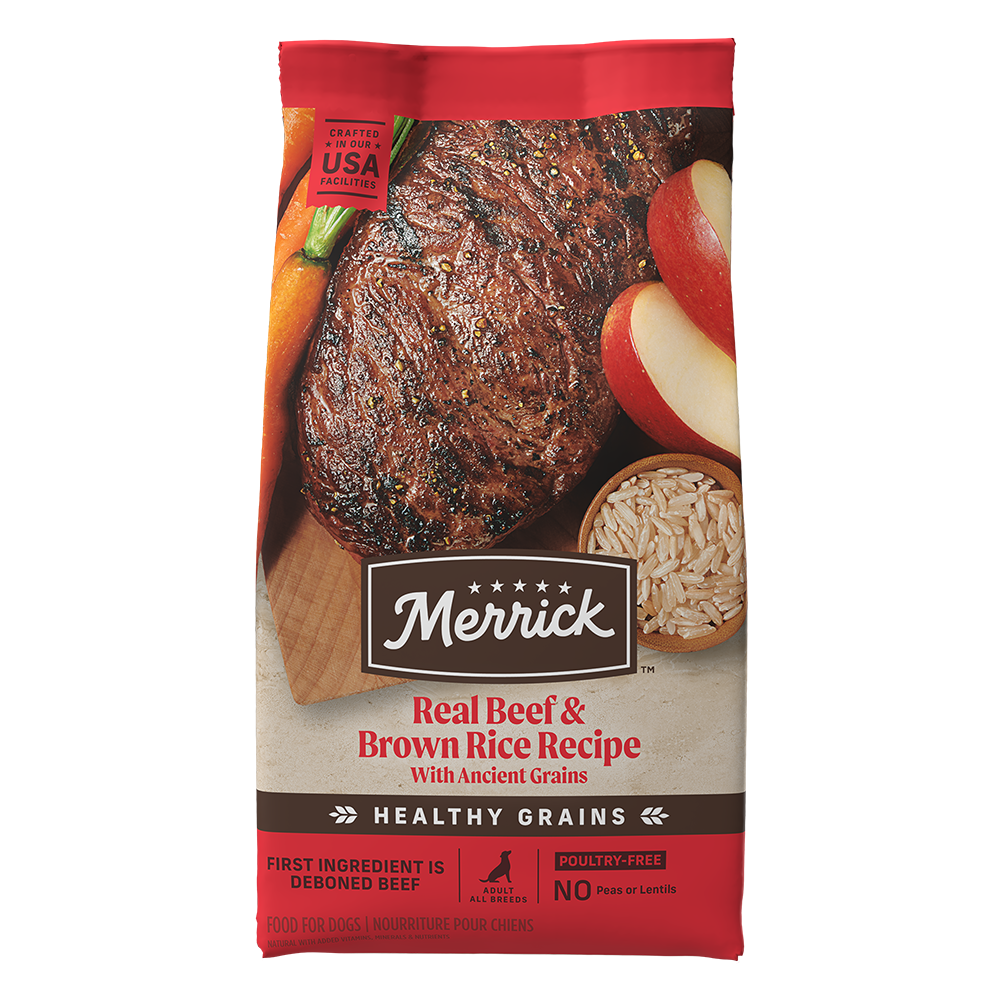 Merrick Classic Healthy Grains Beef and Brown Rice Dry Dog Food