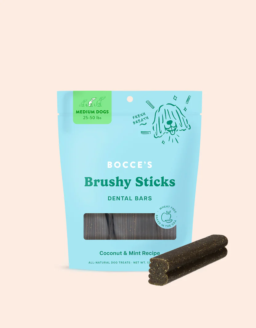 Bocce's Brushy Stick for Medium Dogs (13oz)