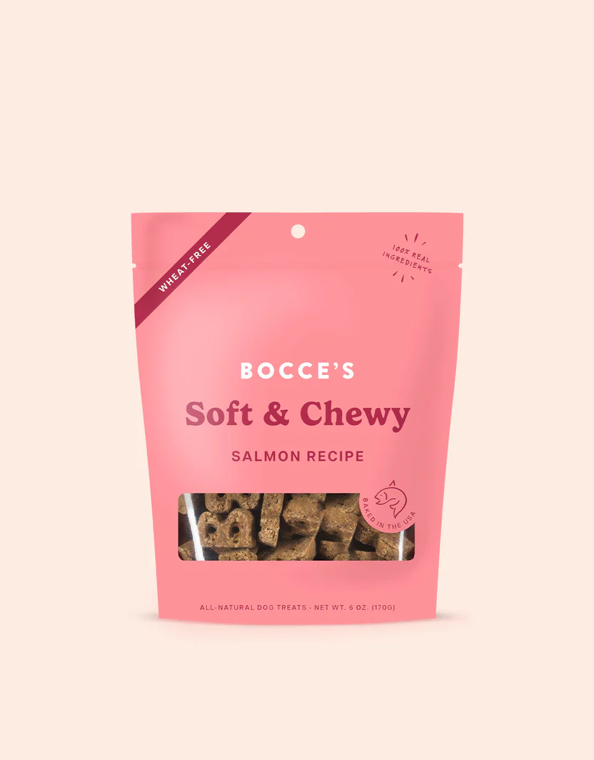 Bocces Soft and Chewy Salmon Dog Treats (6oz)