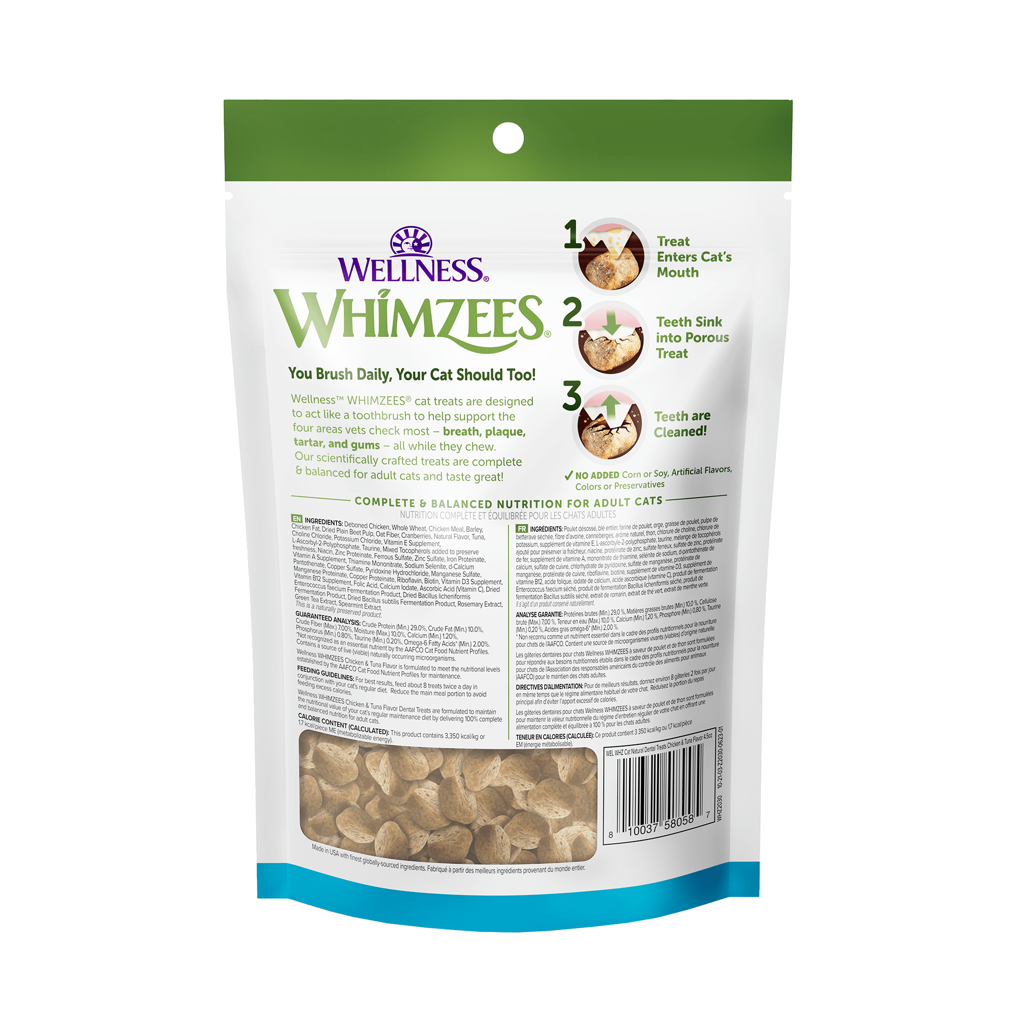 Whimzee Cat Chicken and Tuna Dental Treats (2oz)
