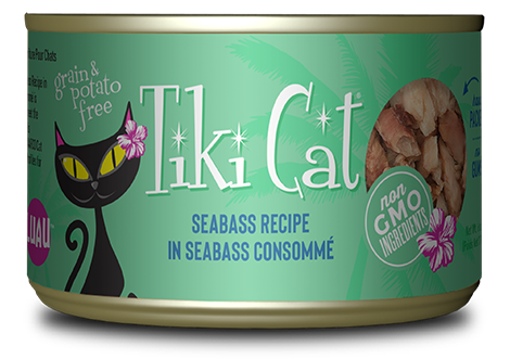 Tikicat All Life Stages Oahu'Luau Seabass (2.8oz)