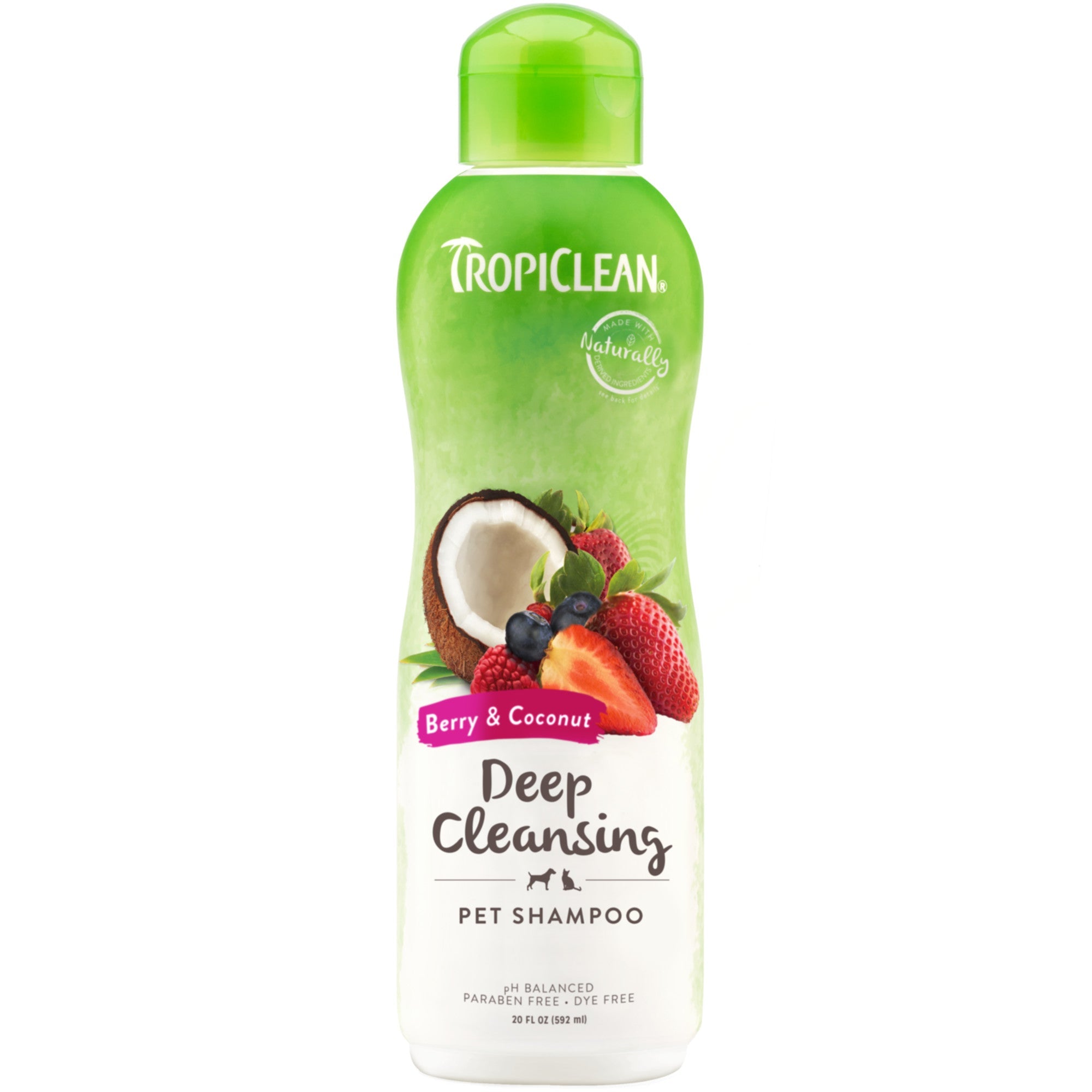 Tropiclean Berry and Coconut Dog Shampoo (20oz)