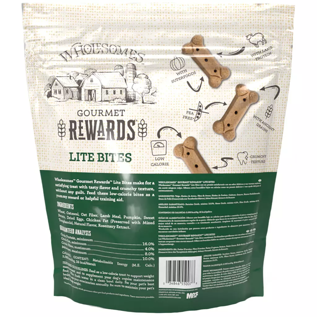 Wholesomes Adult Lite Bites Dog Treats (3lb)