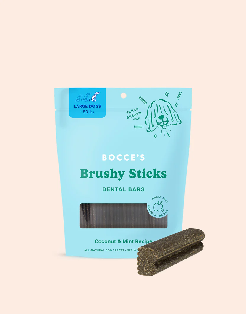 Bocce's Brushy Stick for Large Dogs (16oz)