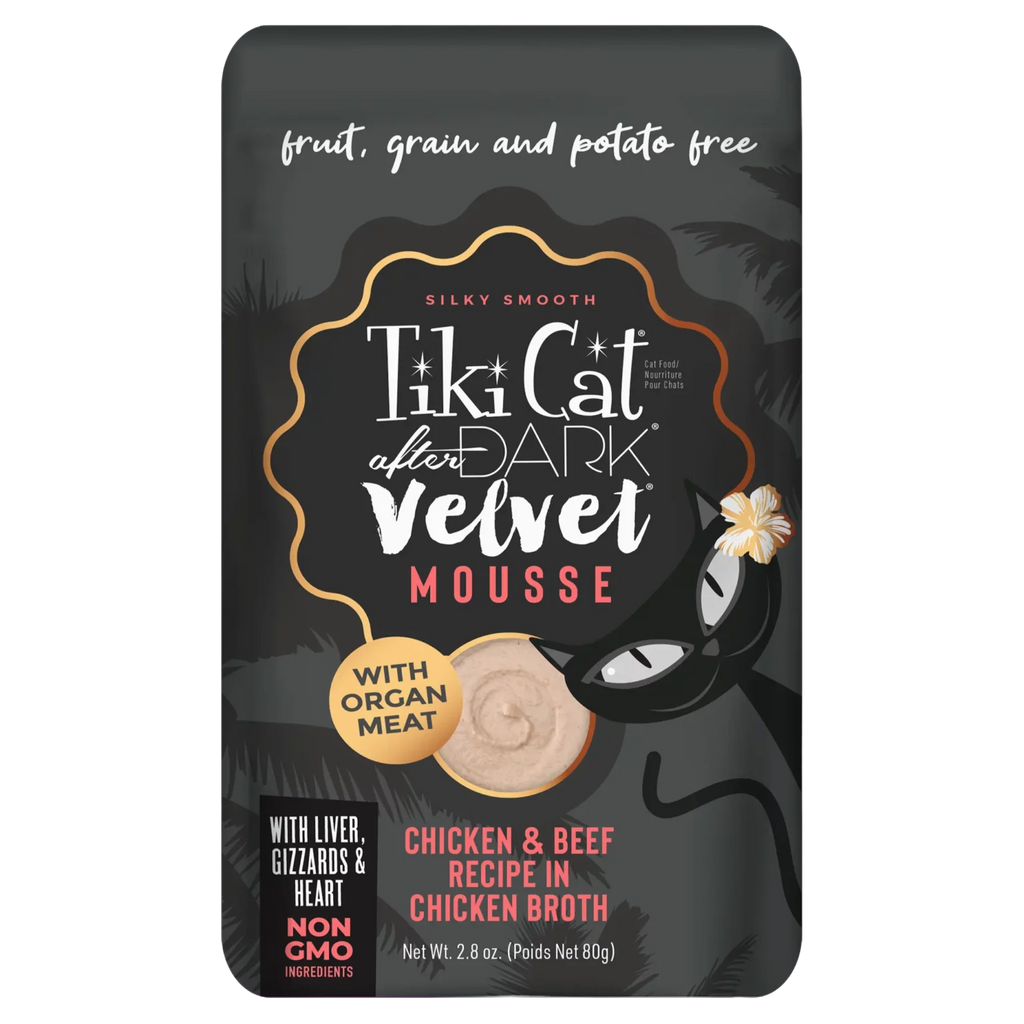 Tikicat Adult After Dark Velvet Mousse Chicken and Beef (2.8oz)