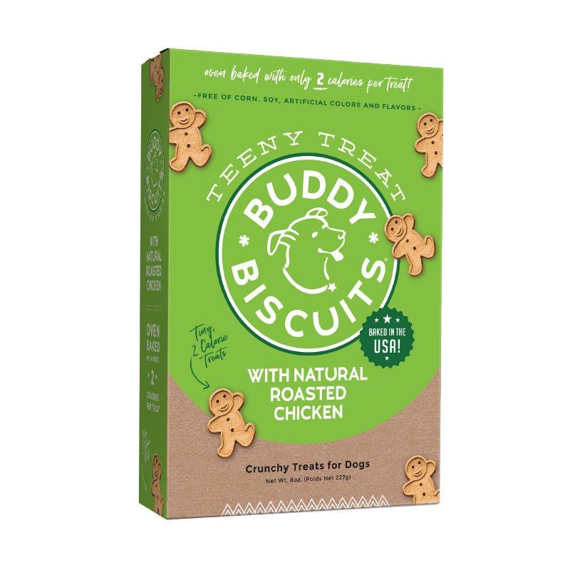 Buddy Biscuits Crunchy Teeny Chicken Dog Treats (8oz)