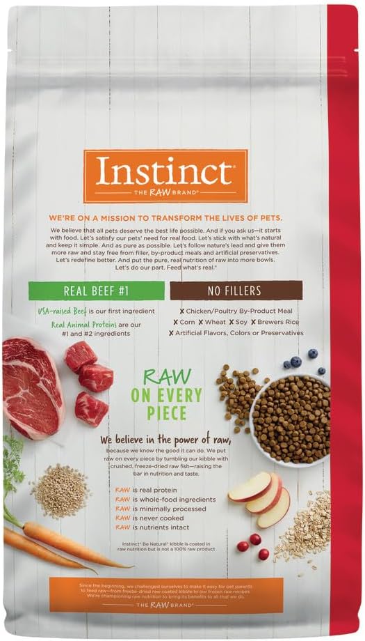 Instinct Be Natural Beef & Barley Dry Dog (4.5lb)