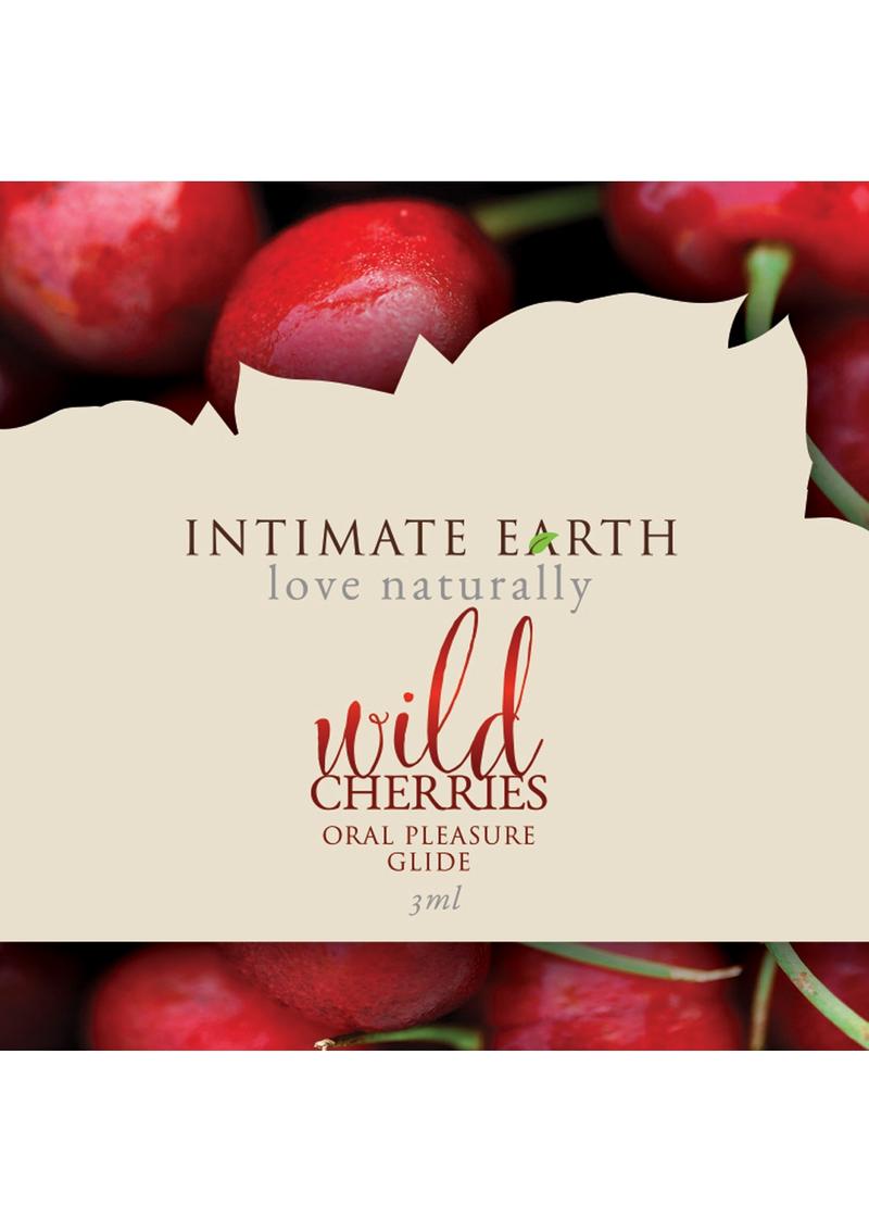 Intimate Earth Natural Flavors Glide Lubricant Wild Cherry
