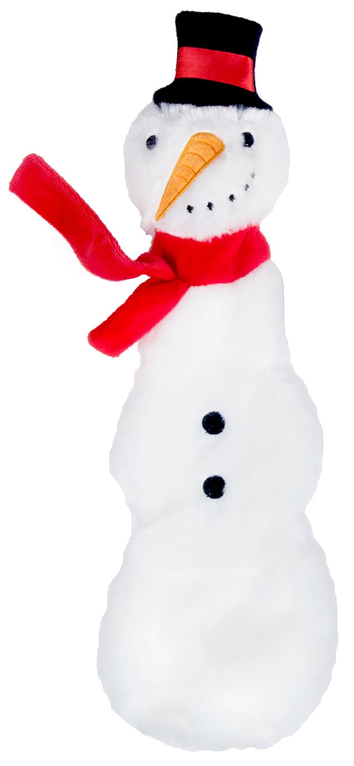 Christmas Characters Unstuffed Plush Squeaker Dog Toys, 12"L