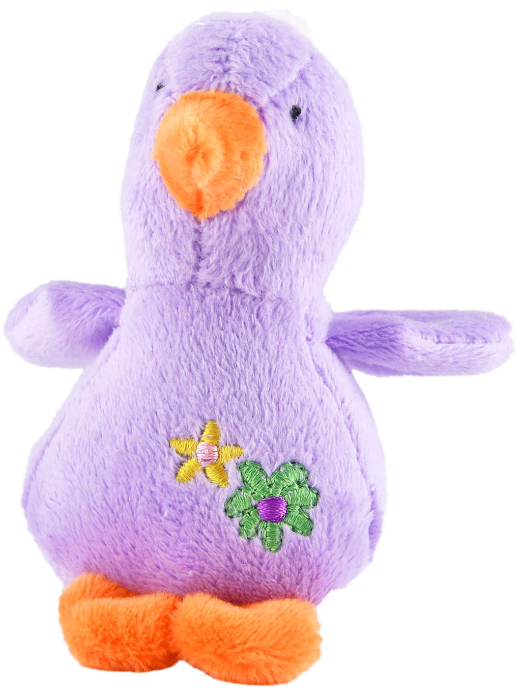4" Baby Duck Plush Squeaker Dog Toys