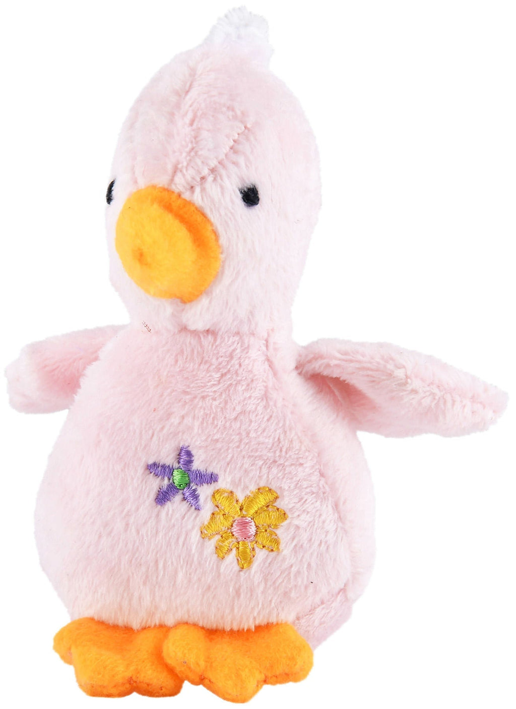 4" Baby Duck Plush Squeaker Dog Toys