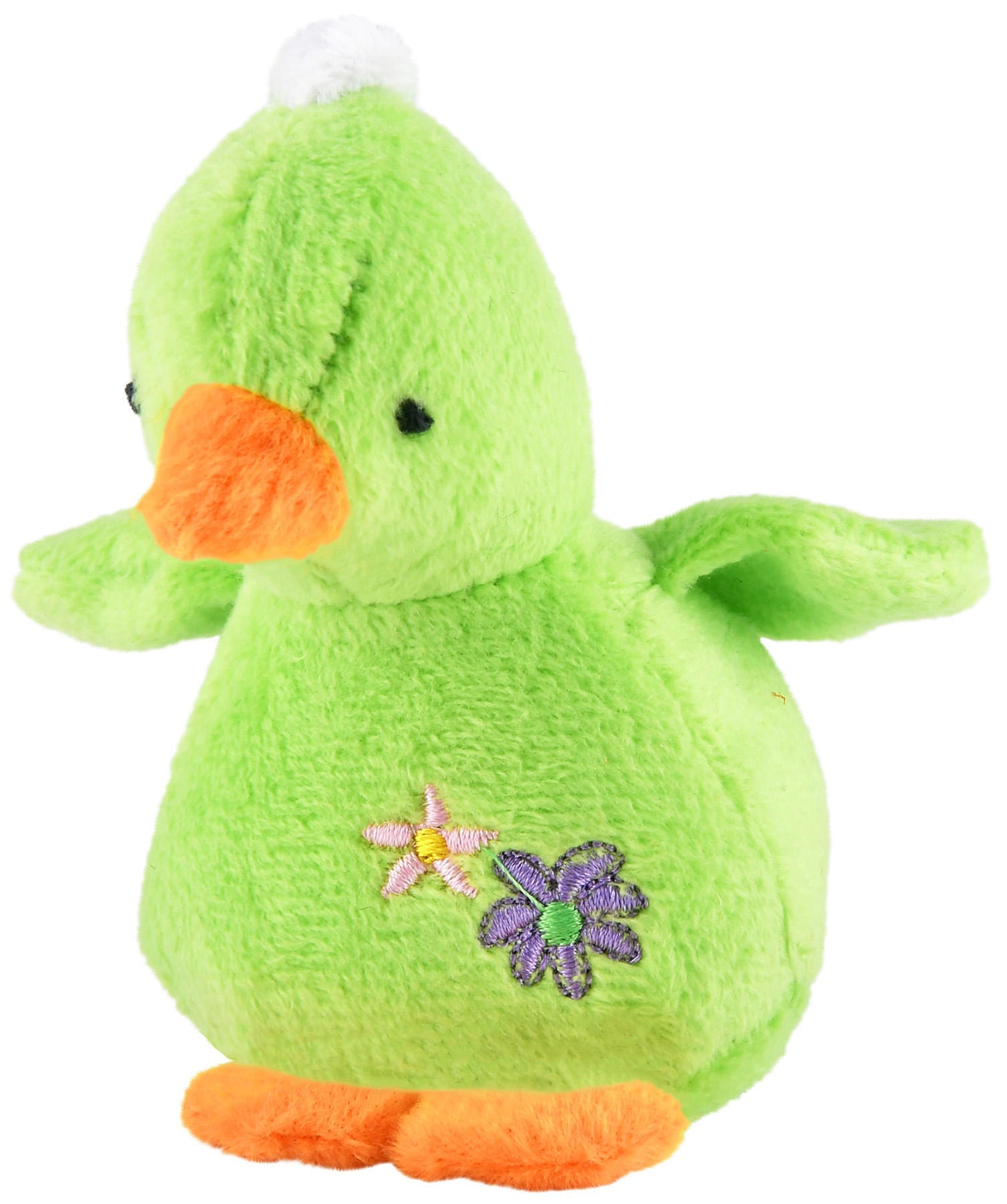 4" Baby Duck Plush Squeaker Dog Toys