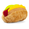 American Grill Time Plush Squeaker Dog Toys - Hamburger or Hot Dog