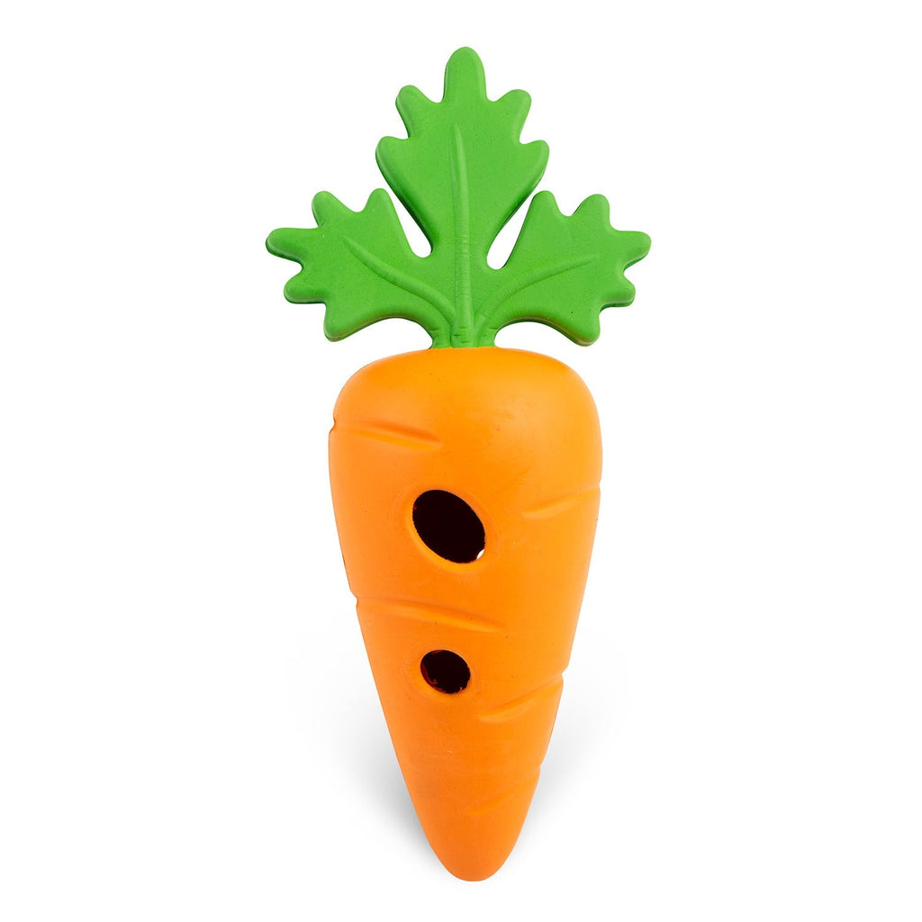 Baby Carrot Natural Rubber Treat Dispensing Dog Dental Chew Toy