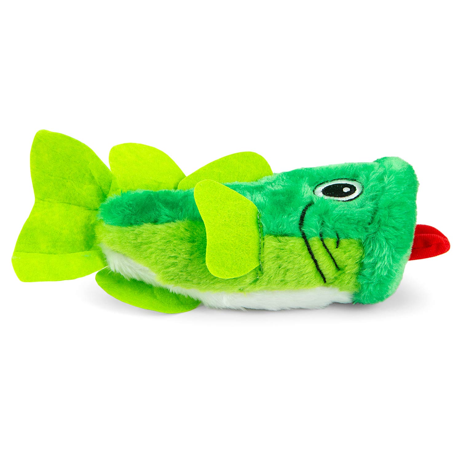 Big Mouth Bass Plush Squeaker Dog Toy
