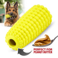 Corn Cob Natural Rubber Stuffable Treat Dispenser Dog Dental Chew Toy
