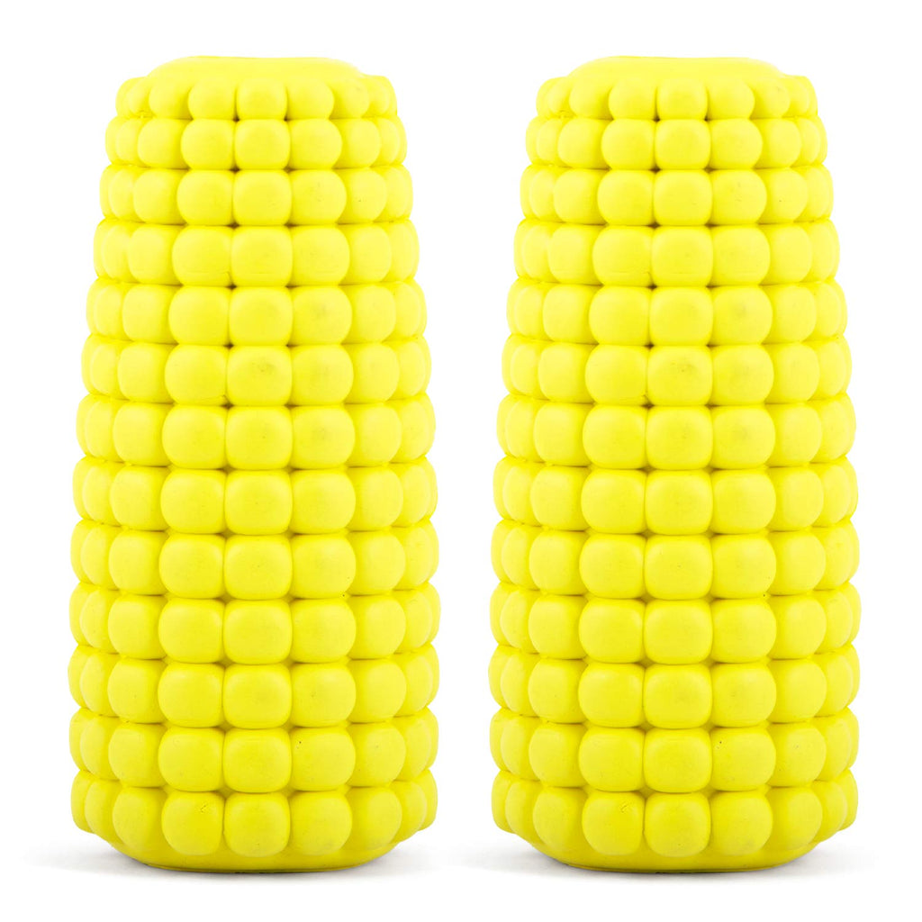 Corn Cob Natural Rubber Stuffable Treat Dispenser Dog Dental Chew Toy