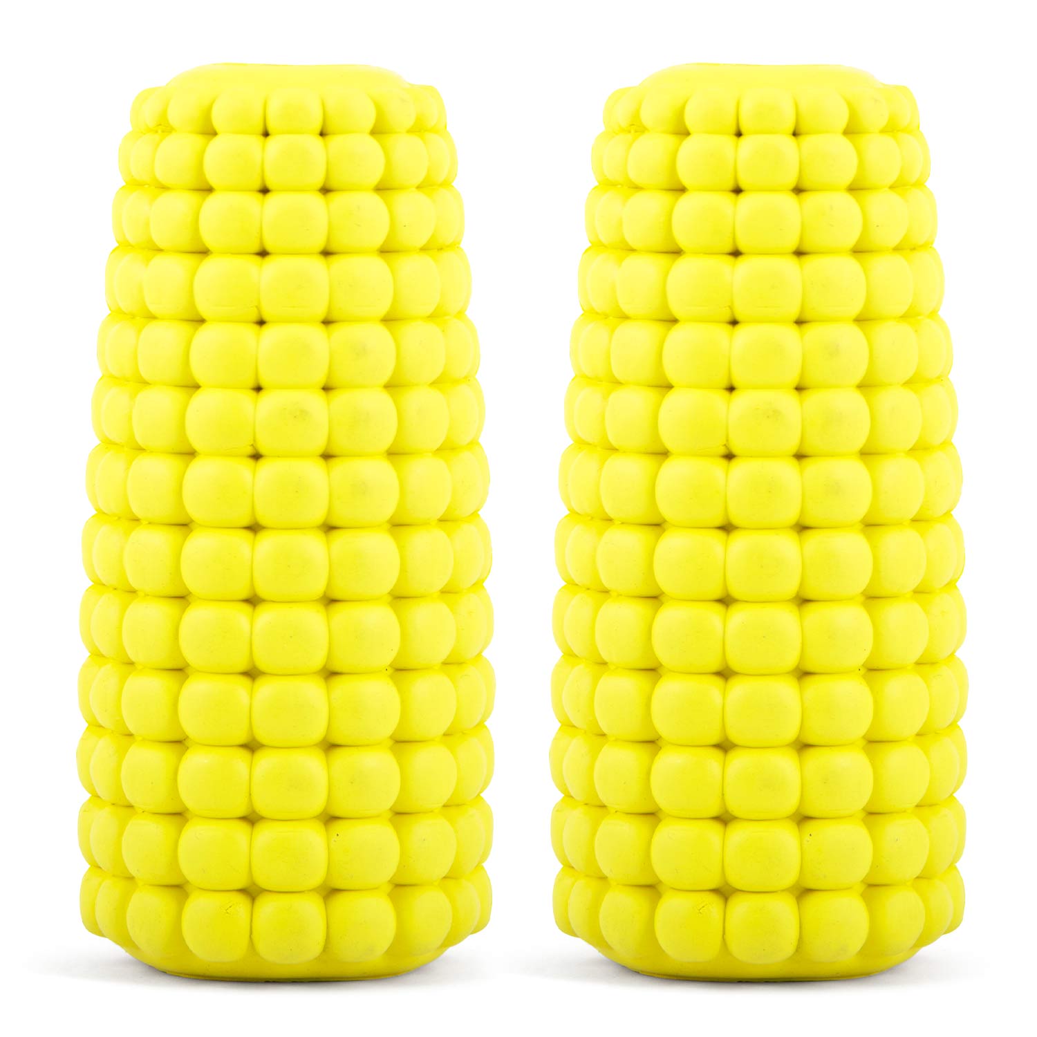 Corn Cob Natural Rubber Stuffable Treat Dispenser Dog Dental Chew Toy