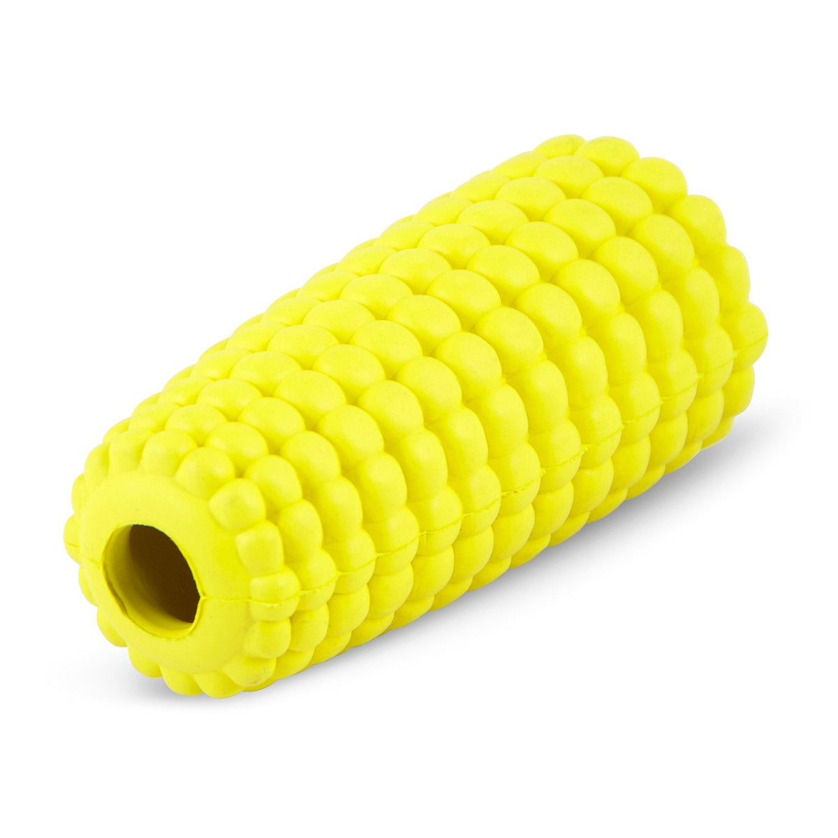 Corn Cob Natural Rubber Stuffable Treat Dispenser Dog Dental Chew Toy