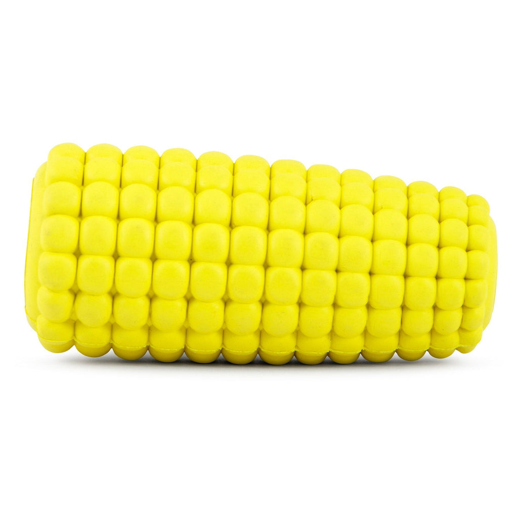 Corn Cob Natural Rubber Stuffable Treat Dispenser Dog Dental Chew Toy