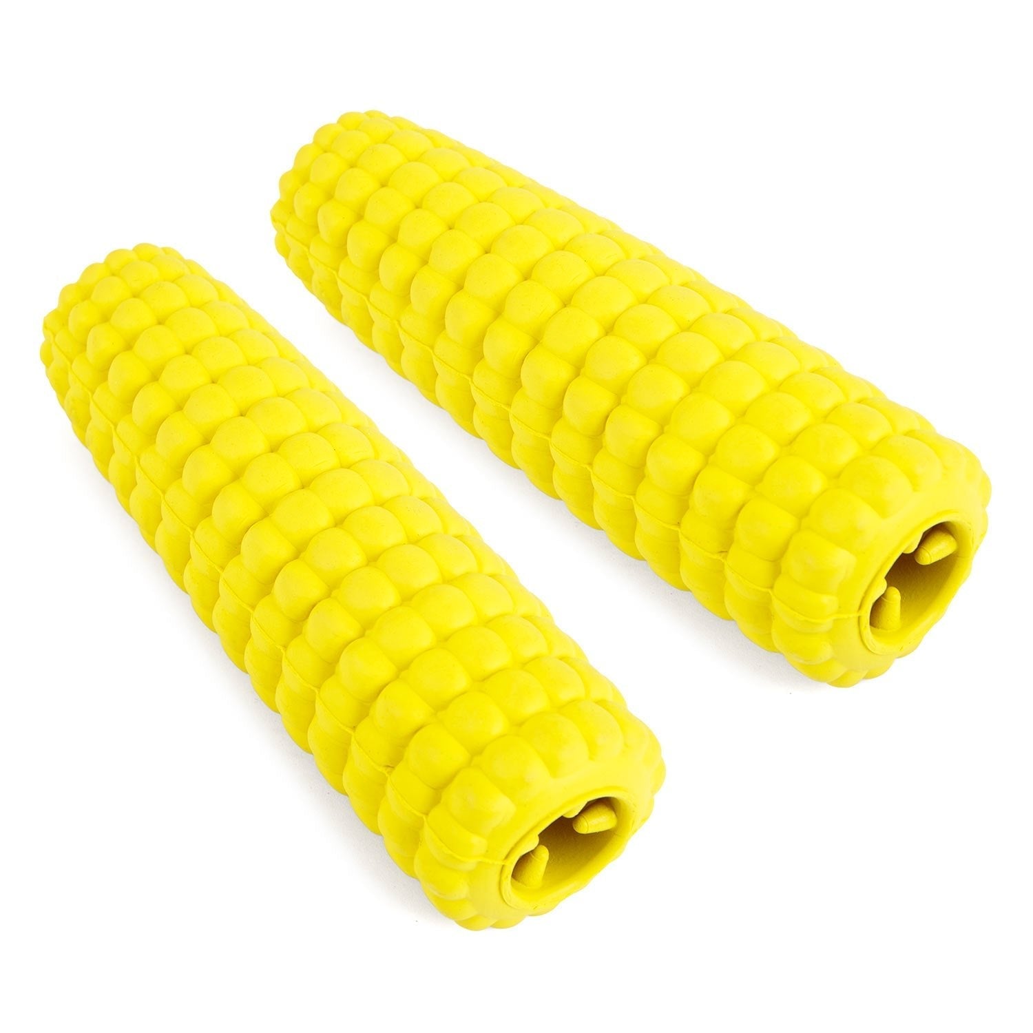 Corn Cob Natural Rubber Treat Dispensing Dog Chew Toy with Dental Benefits