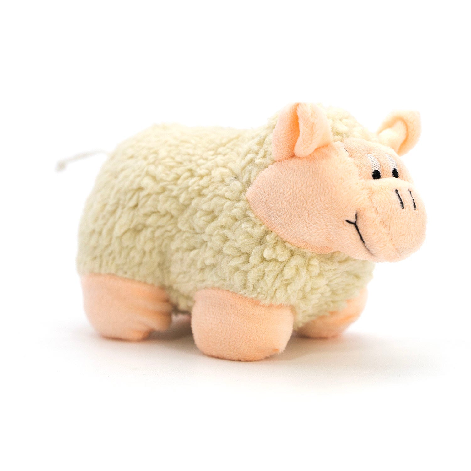 Fleecy Lamb Squeaker Dog Toy, Each
