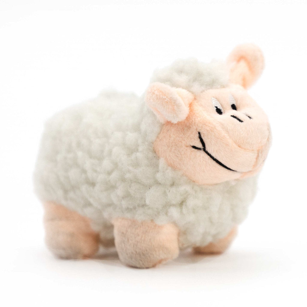 Fleecy Lamb Squeaker Dog Toy, Each