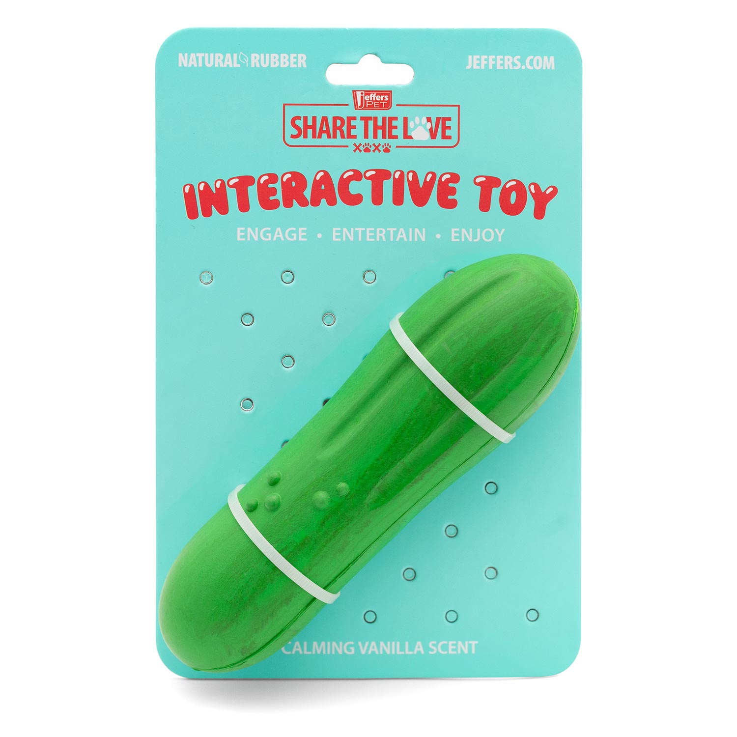 Floating Natural Rubber Dog Chew Toy with Vanilla Scent for Dental Health and Water Play